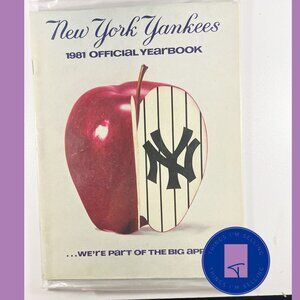 🔥1981 New York Yankees Baseball Yearbook 🔥
